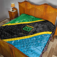 Tanzania 255 Quilt African Mix Pattern Flag Motif - Wonder Print Shop