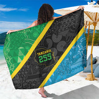 Tanzania 255 Sarong African Mix Pattern Flag Motif - Wonder Print Shop