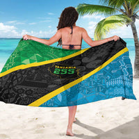 Tanzania 255 Sarong African Mix Pattern Flag Motif - Wonder Print Shop