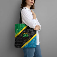 Tanzania 255 Tote Bag African Mix Pattern Flag Motif - Wonder Print Shop