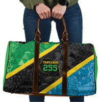 Tanzania 255 Travel Bag African Mix Pattern Flag Motif - Wonder Print Shop