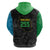 Tanzania 255 Zip Hoodie African Mix Pattern Flag Motif - Wonder Print Shop