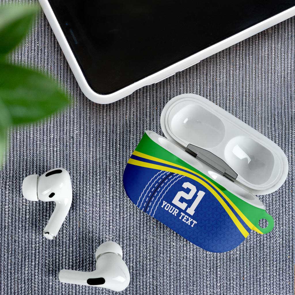 Tanzania Cricket Custom AirPods Case The Cows Tanzania Pattern - Wonder Print Shop