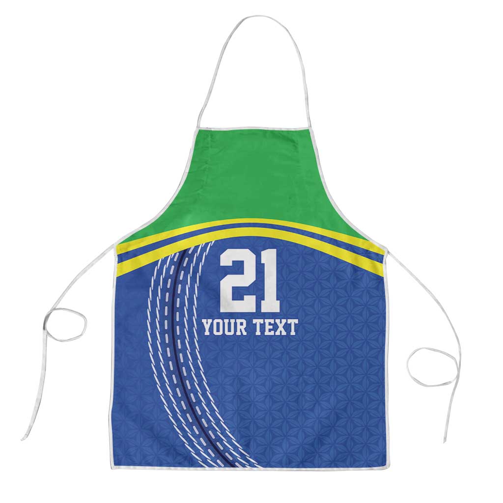 Tanzania Cricket Custom Apron The Cows Tanzania Pattern - Wonder Print Shop
