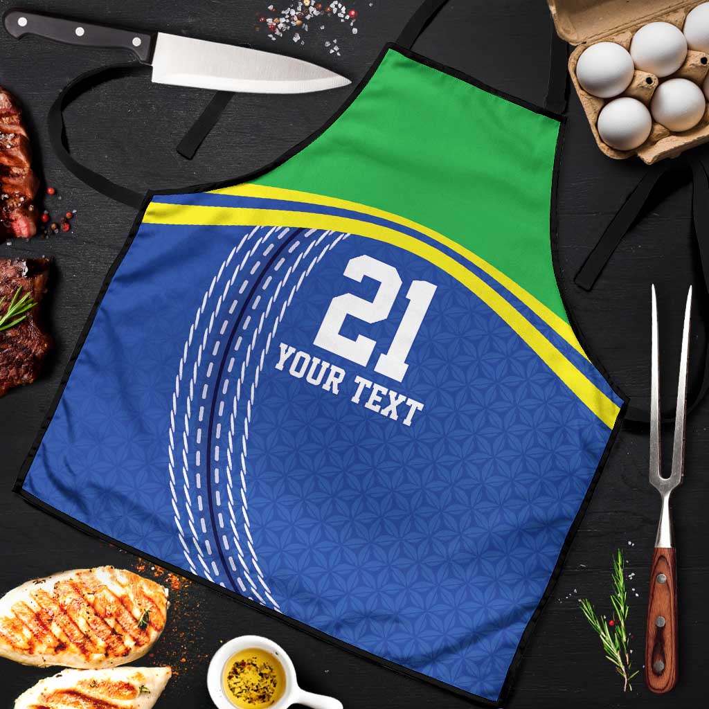 Tanzania Cricket Custom Apron The Cows Tanzania Pattern - Wonder Print Shop