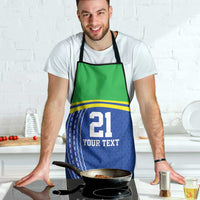 Tanzania Cricket Custom Apron The Cows Tanzania Pattern - Wonder Print Shop