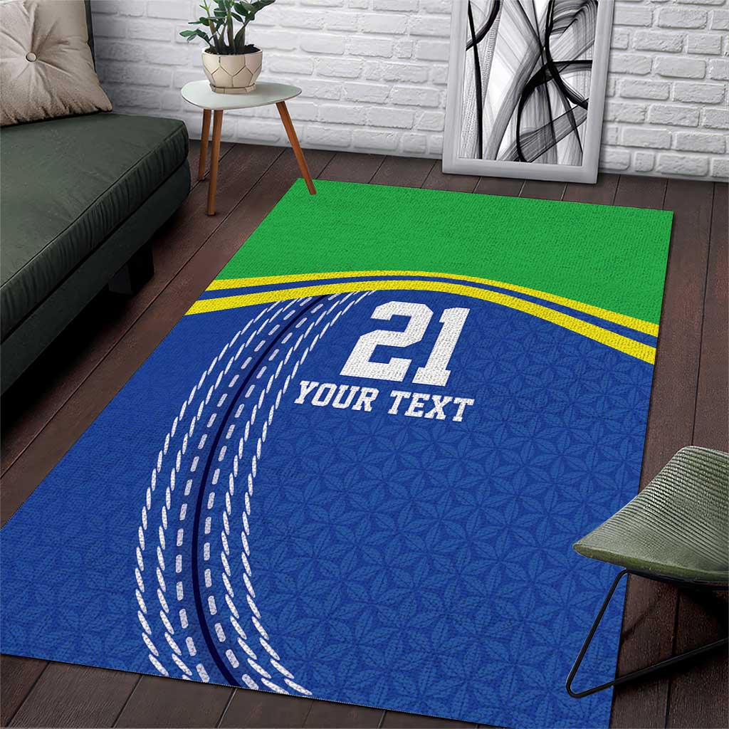 Tanzania Cricket Custom Area Rug The Cows Tanzania Pattern - Wonder Print Shop