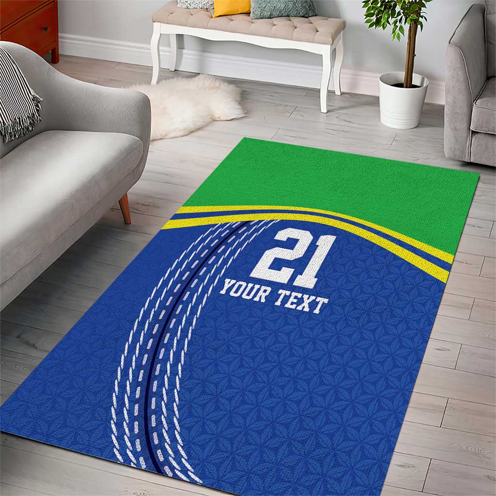 Tanzania Cricket Custom Area Rug The Cows Tanzania Pattern - Wonder Print Shop