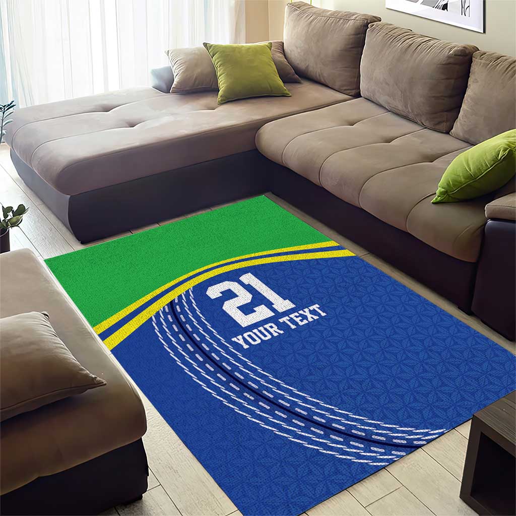 Tanzania Cricket Custom Area Rug The Cows Tanzania Pattern - Wonder Print Shop