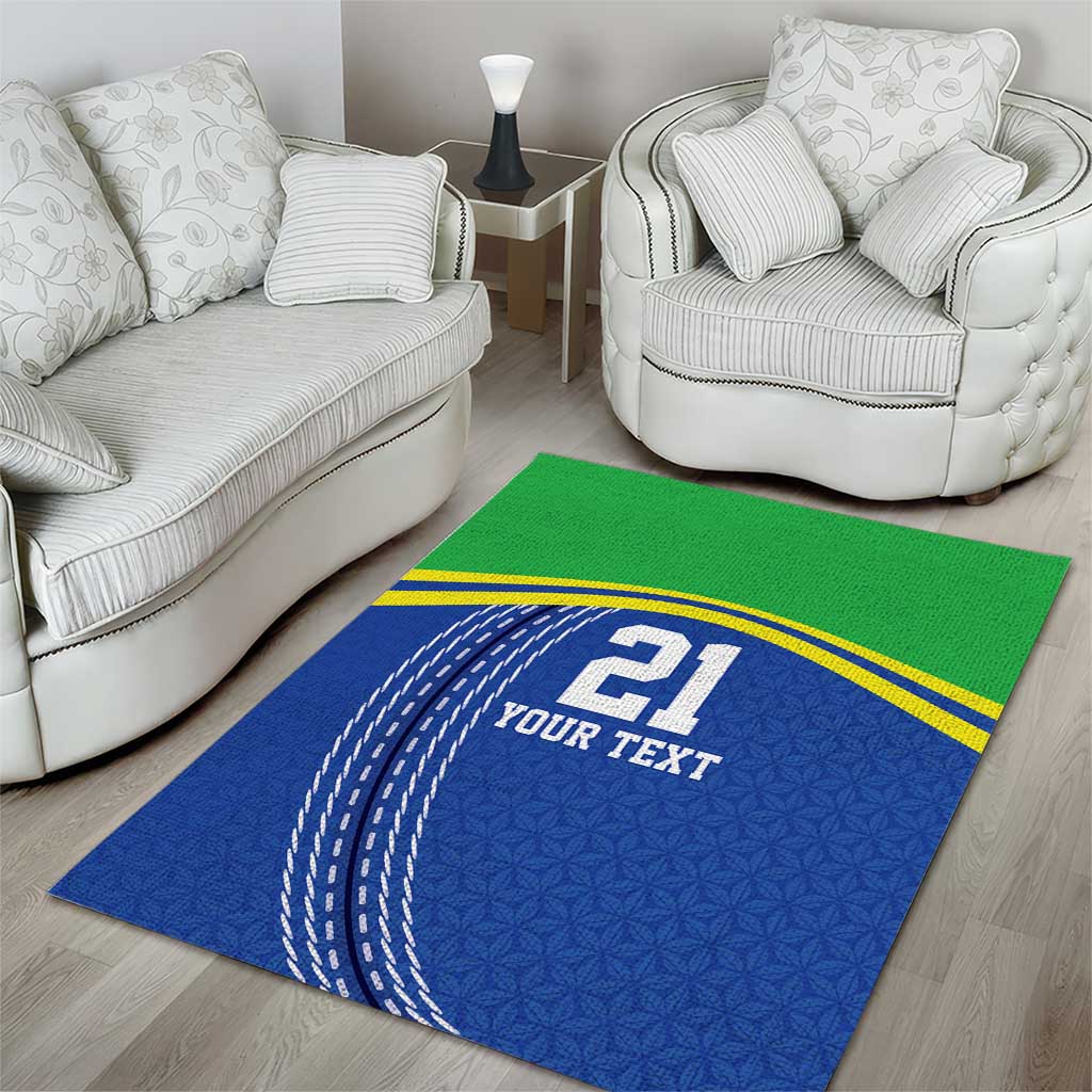 Tanzania Cricket Custom Area Rug The Cows Tanzania Pattern - Wonder Print Shop