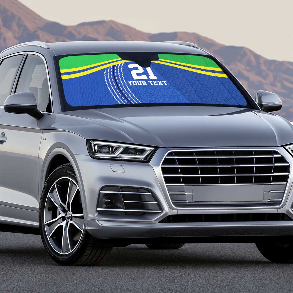 Tanzania Cricket Custom Auto Sun Shade The Cows Tanzania Pattern - Wonder Print Shop