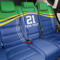 Tanzania Cricket Custom Back Car Seat Cover The Cows Tanzania Pattern - Wonder Print Shop