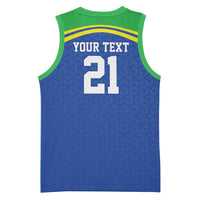 Tanzania Cricket Custom Basketball Jersey The Cows Tanzania Pattern - Wonder Print Shop