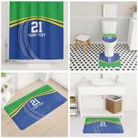 Tanzania Cricket Custom Bathroom Set The Cows Tanzania Pattern - Wonder Print Shop