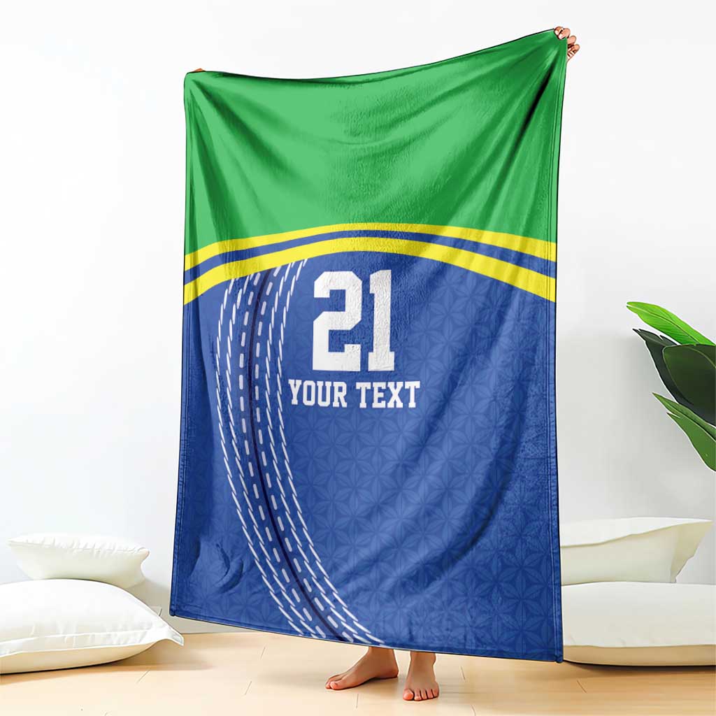 Tanzania Cricket Custom Blanket The Cows Tanzania Pattern - Wonder Print Shop