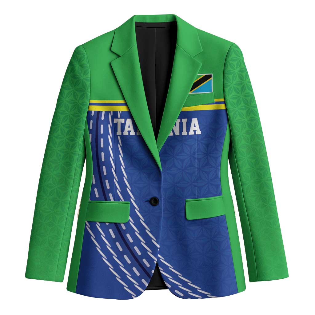Tanzania Cricket Custom Blazer The Cows Tanzania Pattern - Wonder Print Shop