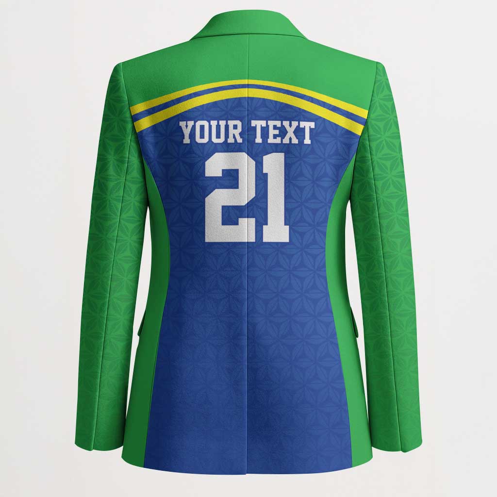 Tanzania Cricket Custom Blazer The Cows Tanzania Pattern - Wonder Print Shop