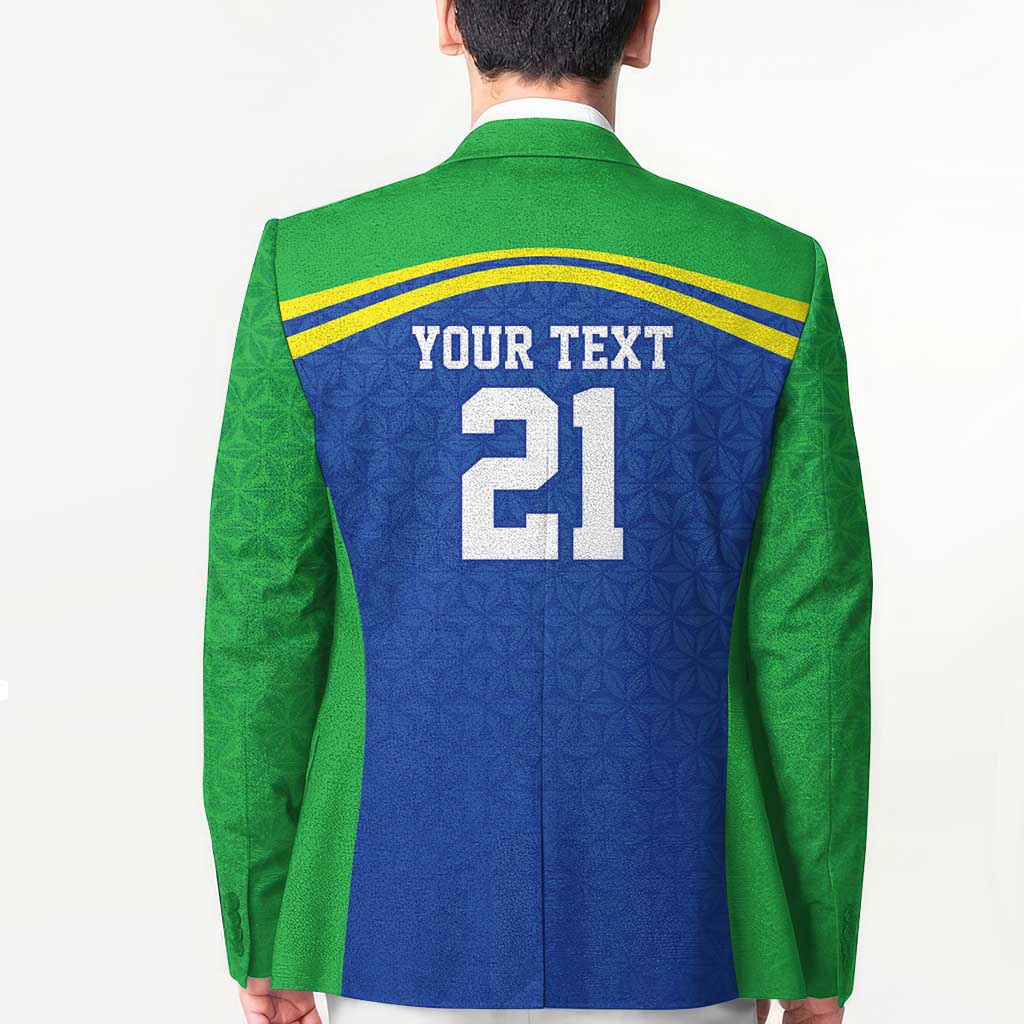 Tanzania Cricket Custom Blazer The Cows Tanzania Pattern - Wonder Print Shop