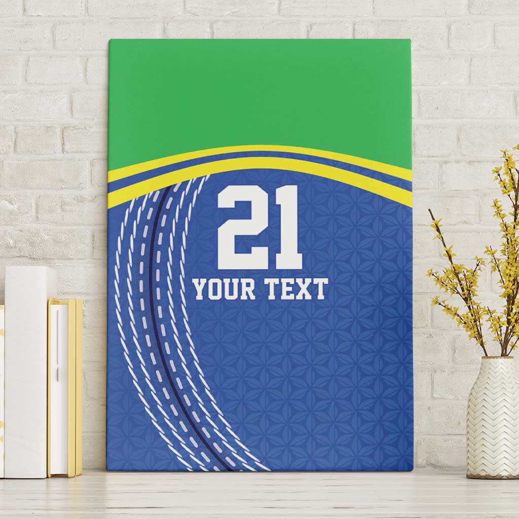 Tanzania Cricket Custom Canvas Wall Art The Cows Tanzania Pattern - Wonder Print Shop