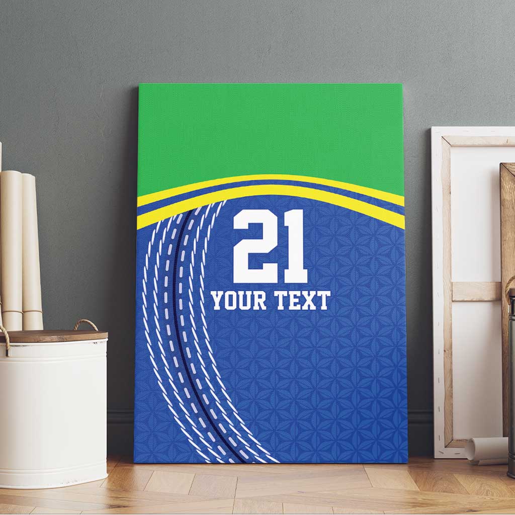 Tanzania Cricket Custom Canvas Wall Art The Cows Tanzania Pattern - Wonder Print Shop