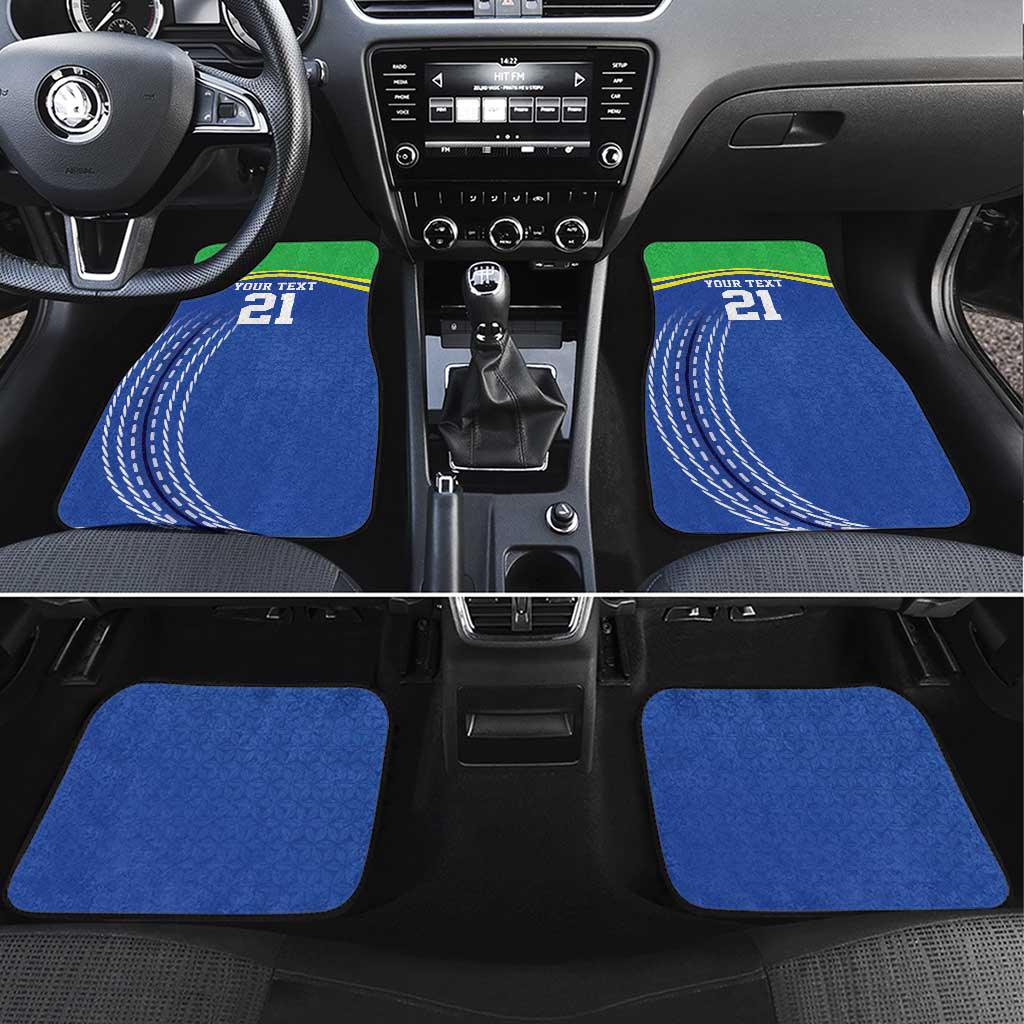 Tanzania Cricket Custom Car Mats The Cows Tanzania Pattern - Wonder Print Shop