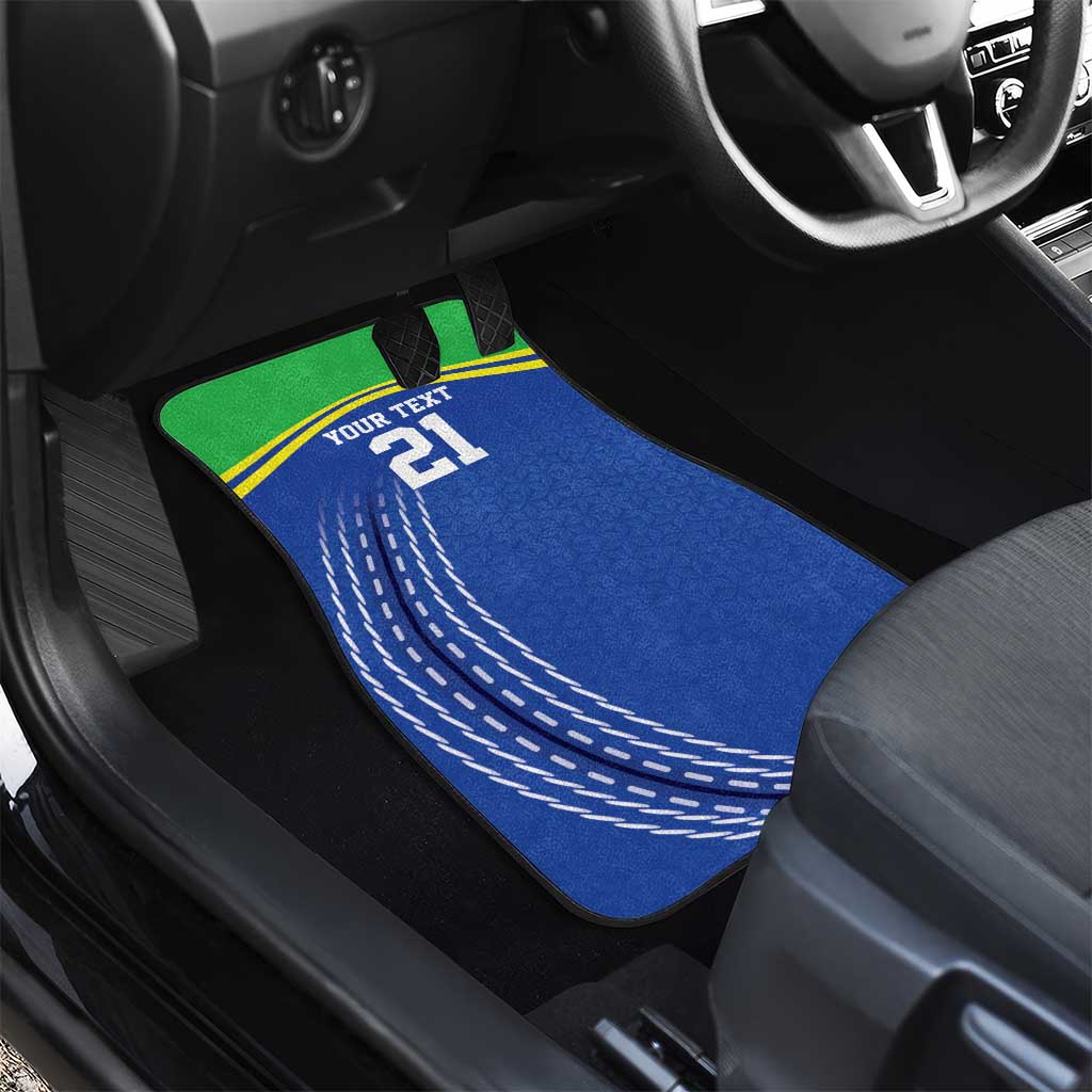 Tanzania Cricket Custom Car Mats The Cows Tanzania Pattern - Wonder Print Shop