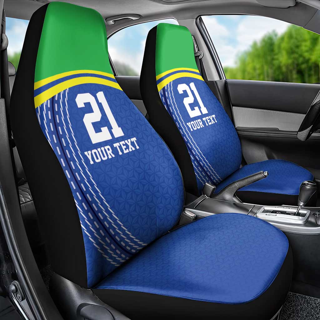 Tanzania Cricket Custom Car Seat Cover The Cows Tanzania Pattern - Wonder Print Shop