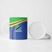 Tanzania Cricket Custom Ceramic Mug The Cows Tanzania Pattern - Wonder Print Shop