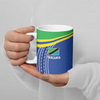 Tanzania Cricket Custom Ceramic Mug The Cows Tanzania Pattern - Wonder Print Shop