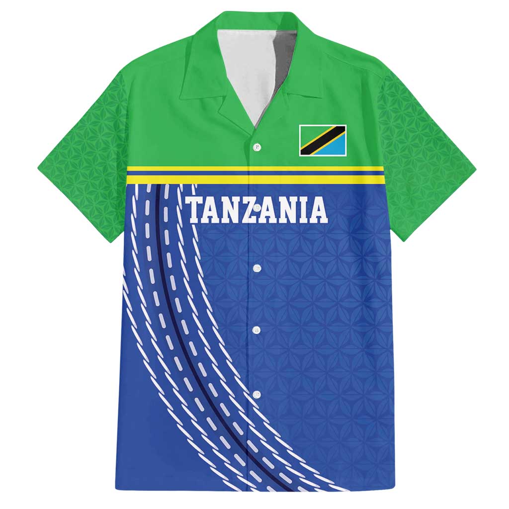 Tanzania Cricket Custom Family Matching Off Shoulder Maxi Dress and Hawaiian Shirt The Cows Tanzania Pattern - Wonder Print Shop