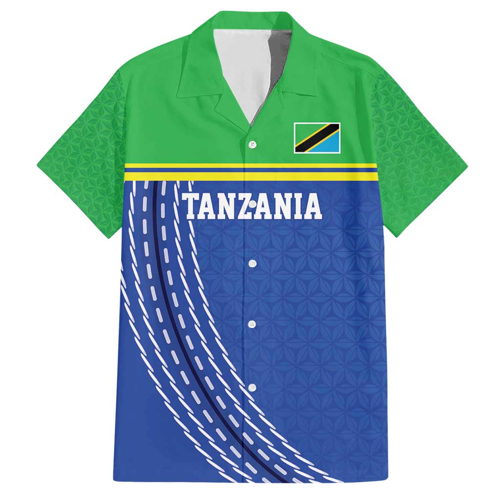 Tanzania Cricket Custom Family Matching Short Sleeve Bodycon Dress and Hawaiian Shirt The Cows Tanzania Pattern - Wonder Print Shop