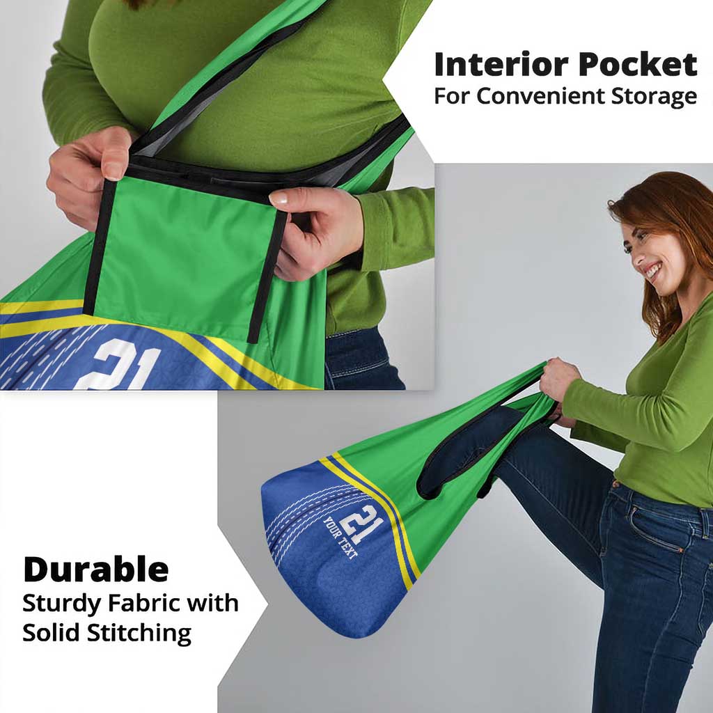 Tanzania Cricket Custom Grocery Bag The Cows Tanzania Pattern - Wonder Print Shop