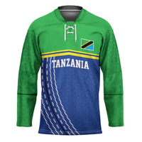 Tanzania Cricket Custom Hockey Jersey The Cows Tanzania Pattern - Wonder Print Shop