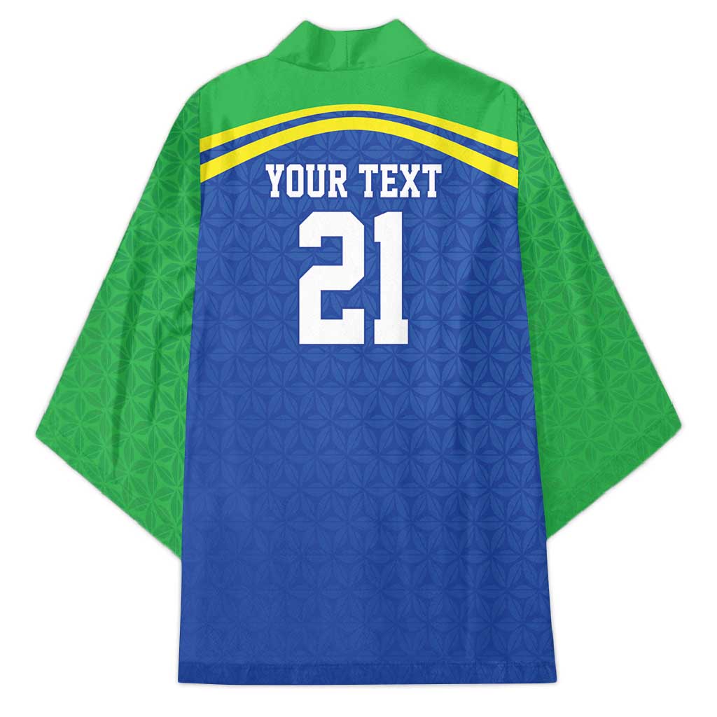 Tanzania Cricket Custom Kimono The Cows Tanzania Pattern - Wonder Print Shop