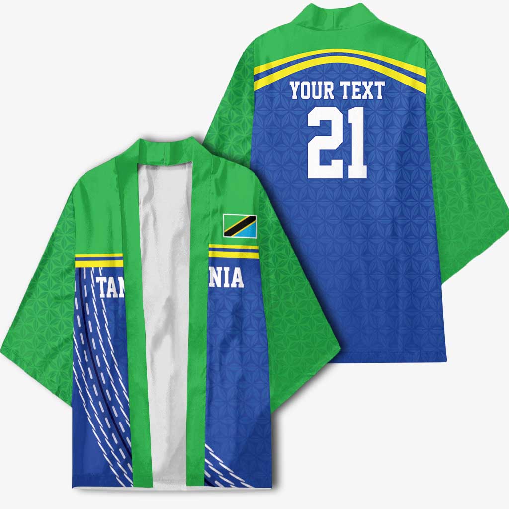 Tanzania Cricket Custom Kimono The Cows Tanzania Pattern - Wonder Print Shop