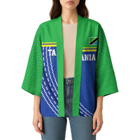 Tanzania Cricket Custom Kimono The Cows Tanzania Pattern - Wonder Print Shop