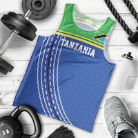Tanzania Cricket Custom Men Tank Top The Cows Tanzania Pattern - Wonder Print Shop
