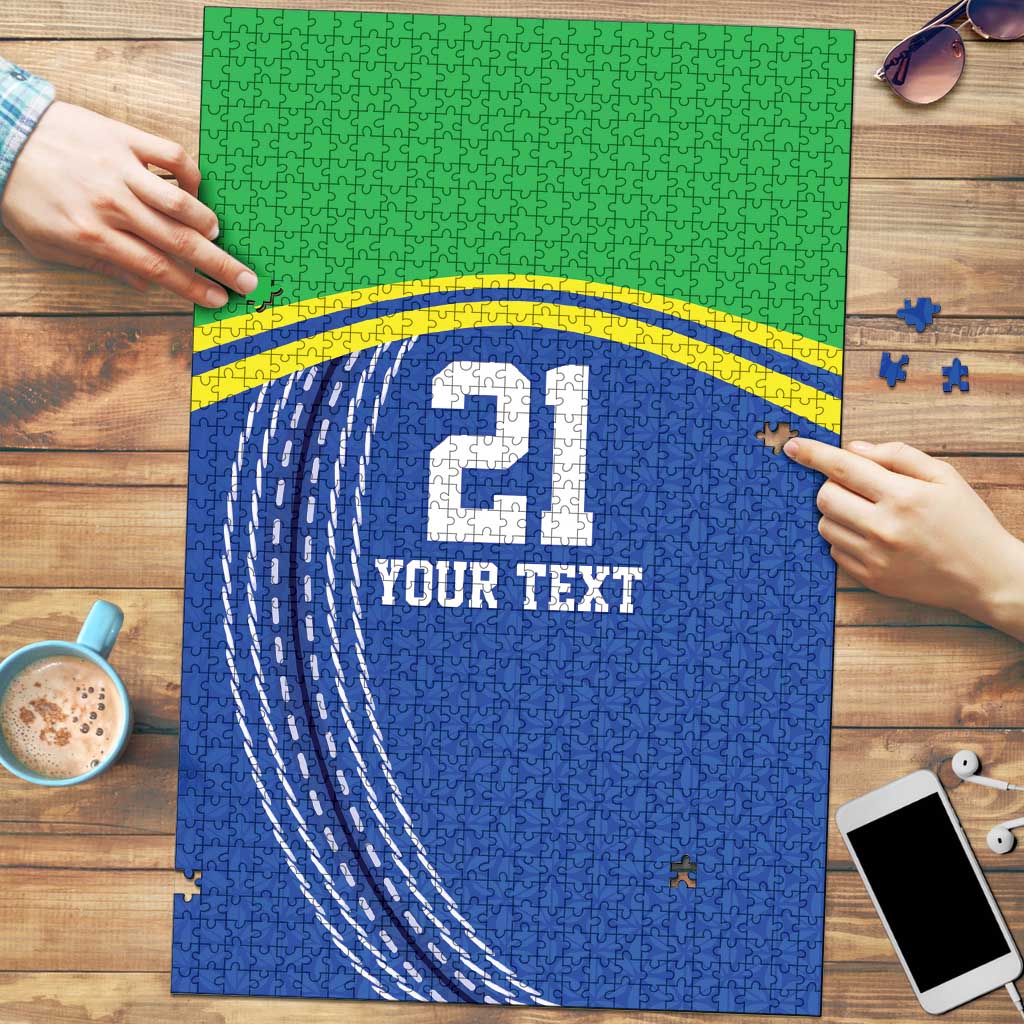 Tanzania Cricket Custom Puzzle The Cows Tanzania Pattern - Wonder Print Shop