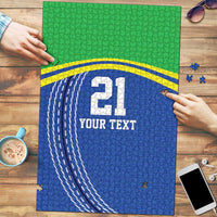 Tanzania Cricket Custom Puzzle The Cows Tanzania Pattern - Wonder Print Shop