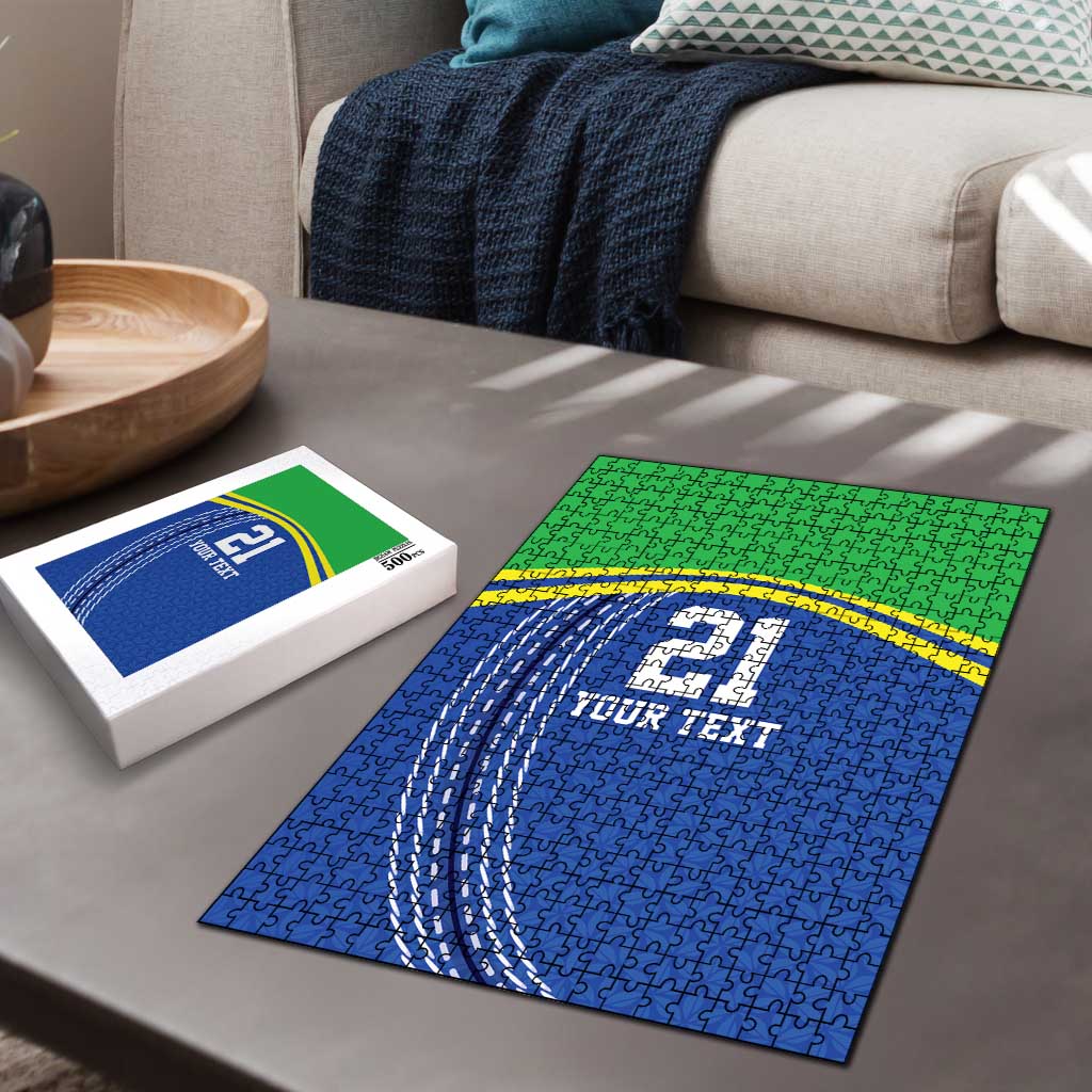 Tanzania Cricket Custom Puzzle The Cows Tanzania Pattern - Wonder Print Shop