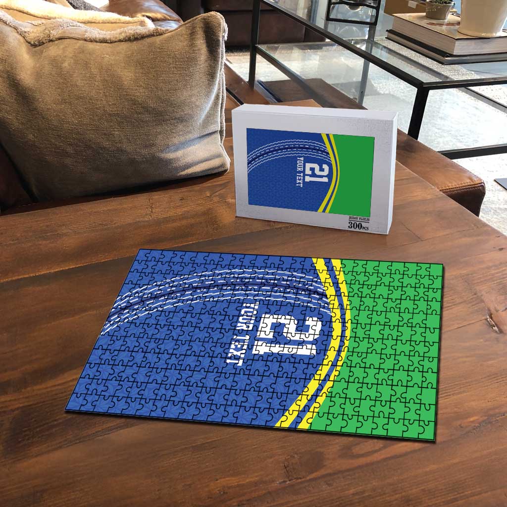 Tanzania Cricket Custom Puzzle The Cows Tanzania Pattern - Wonder Print Shop