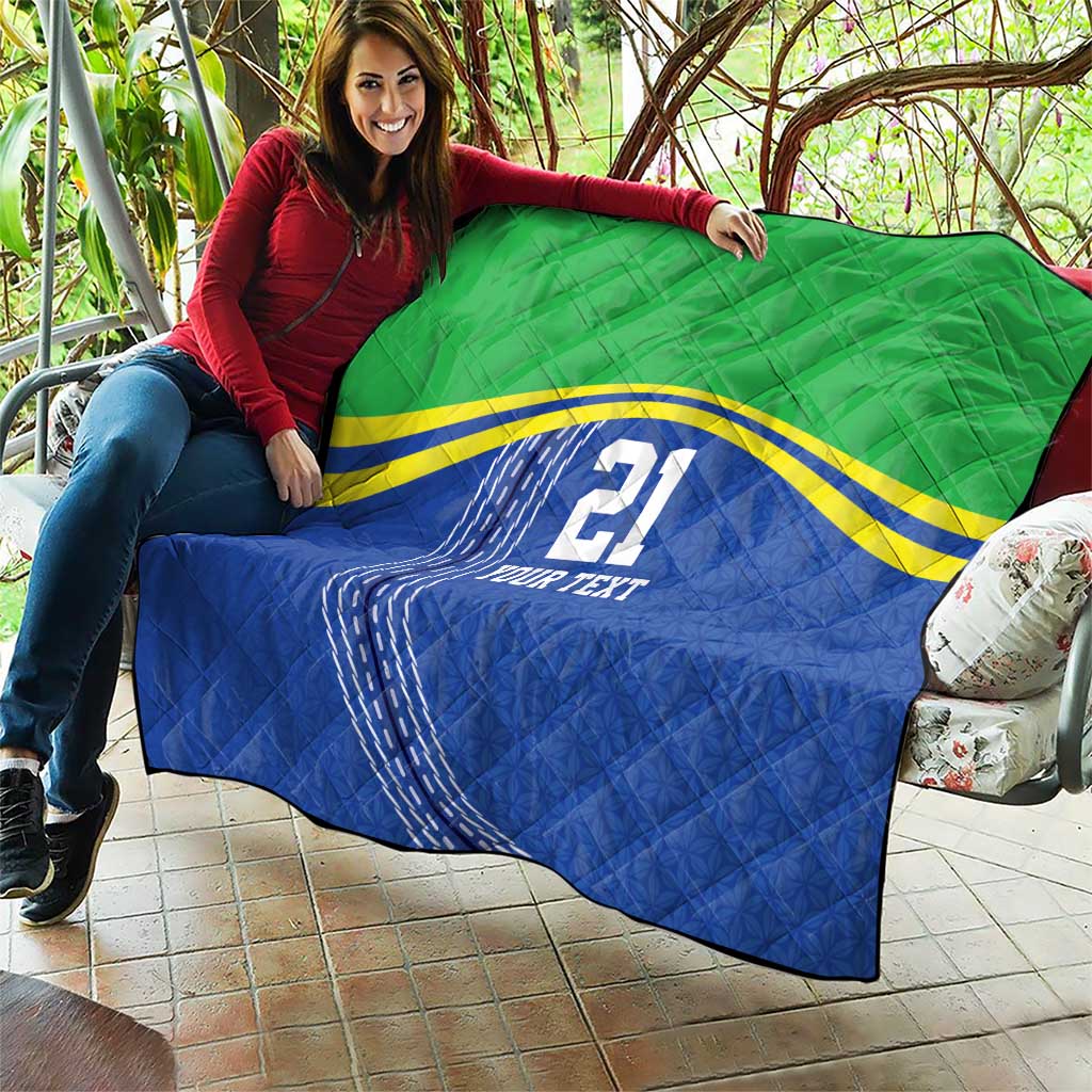 Tanzania Cricket Custom Quilt The Cows Tanzania Pattern - Wonder Print Shop