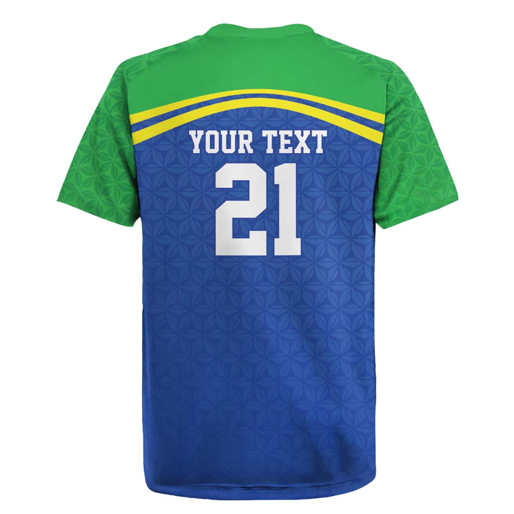 Tanzania Cricket Custom Rugby Jersey The Cows Tanzania Pattern - Wonder Print Shop