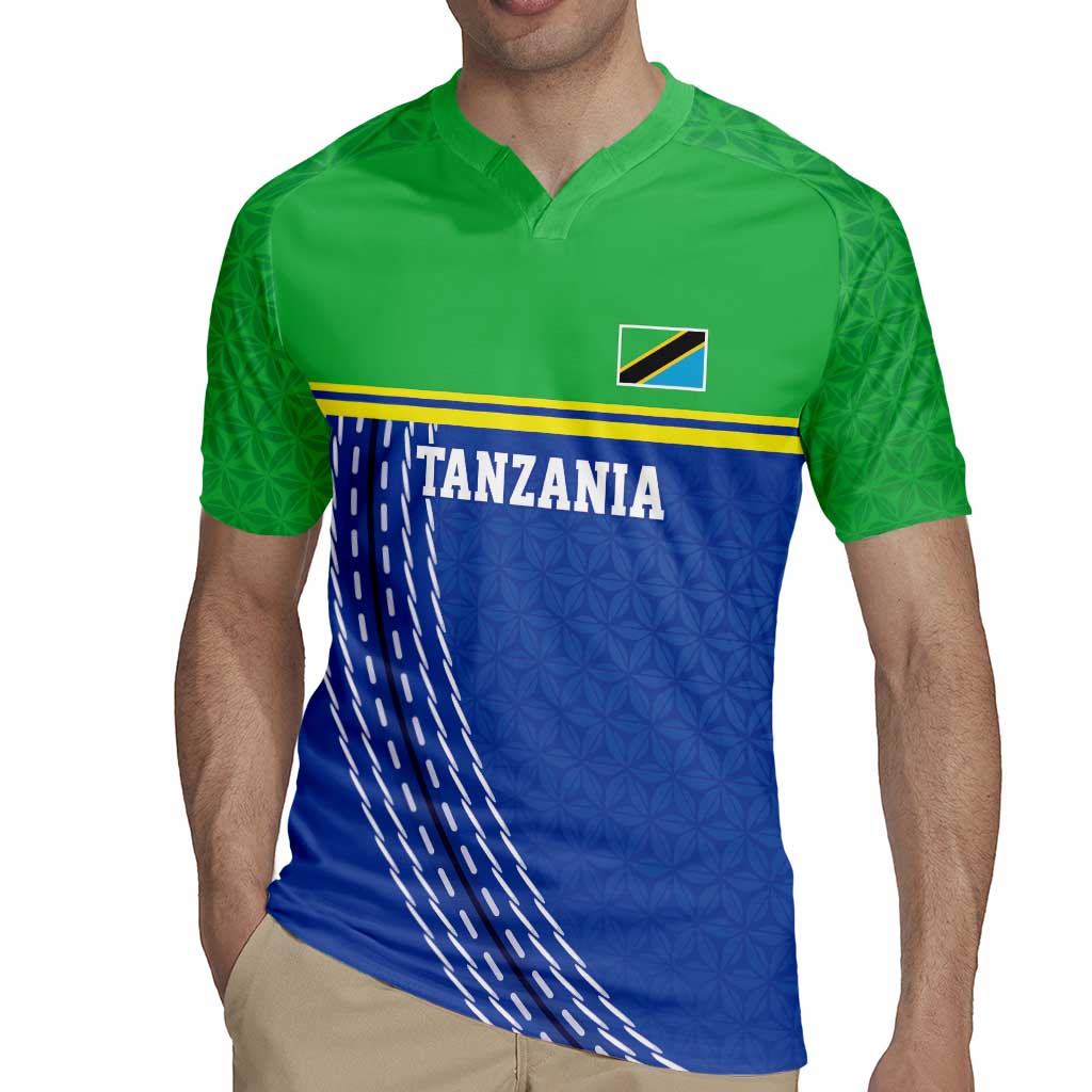 Tanzania Cricket Custom Rugby Jersey The Cows Tanzania Pattern - Wonder Print Shop