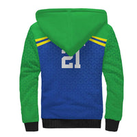 Tanzania Cricket Custom Sherpa Hoodie The Cows Tanzania Pattern - Wonder Print Shop