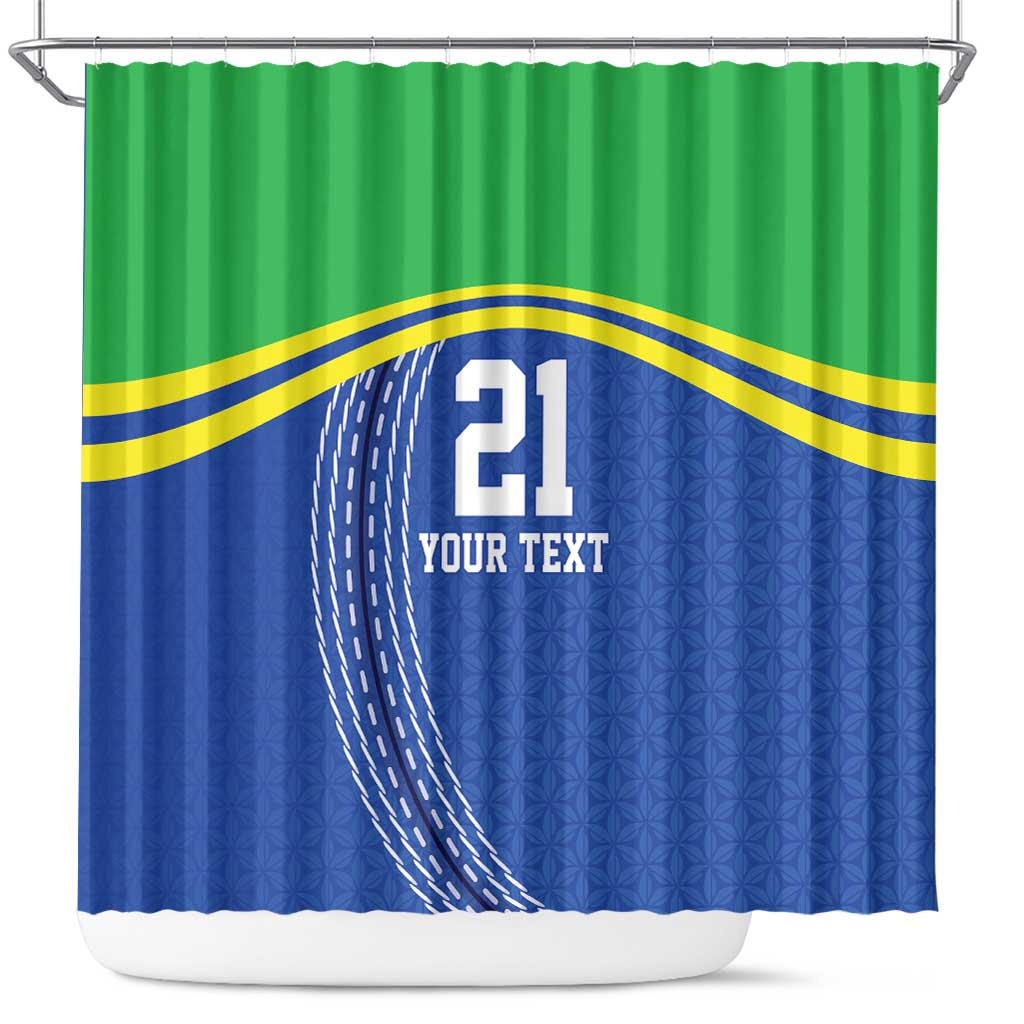 Tanzania Cricket Custom Shower Curtain The Cows Tanzania Pattern - Wonder Print Shop