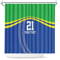 Tanzania Cricket Custom Shower Curtain The Cows Tanzania Pattern - Wonder Print Shop