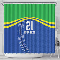 Tanzania Cricket Custom Shower Curtain The Cows Tanzania Pattern - Wonder Print Shop