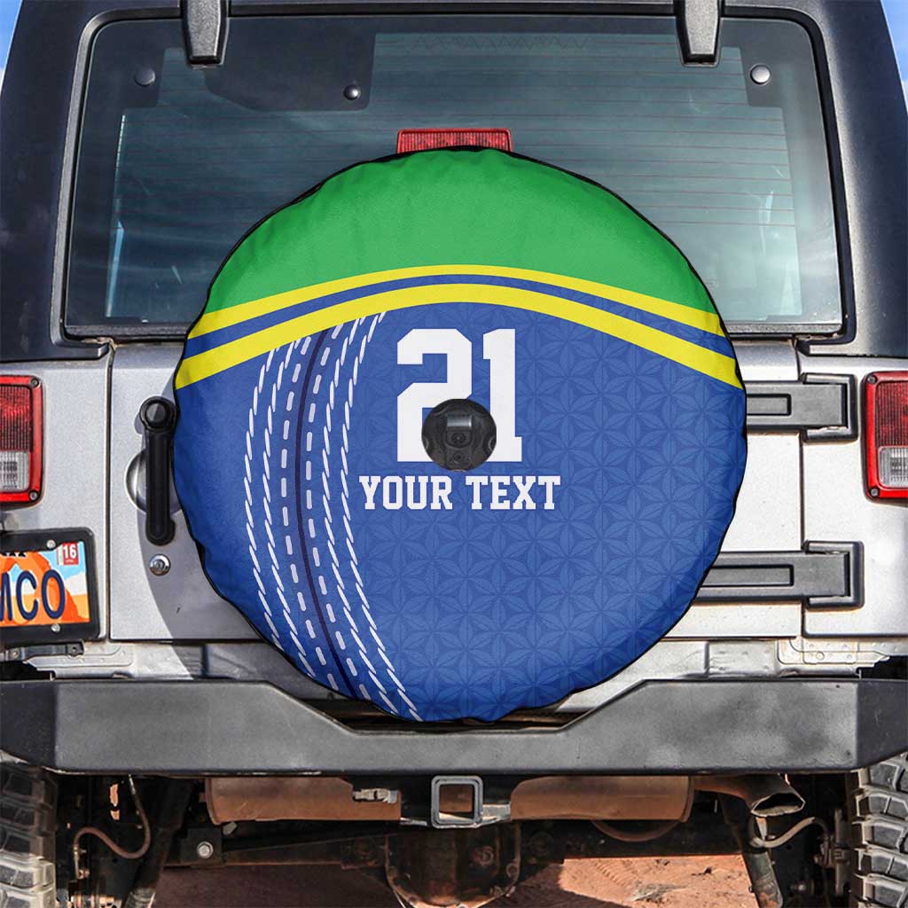 Tanzania Cricket Custom Spare Tire Cover The Cows Tanzania Pattern - Wonder Print Shop
