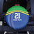Tanzania Cricket Custom Spare Tire Cover The Cows Tanzania Pattern - Wonder Print Shop